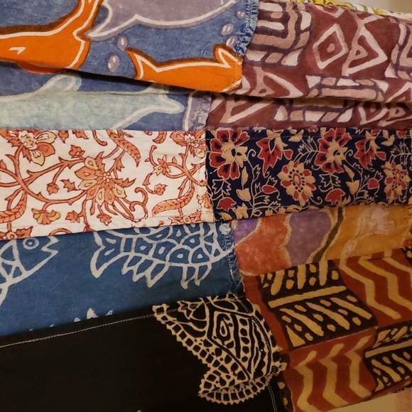 Vintage Sacred Threads Maxi Slip Drss With Side Slips Sz S - Picture 12 of 13